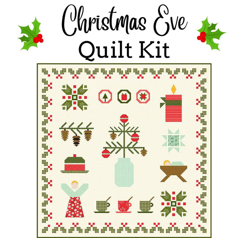 Christmas Eve Boxed Quilt Kit by Sandy Gervais for Riley Blake Designs | KT-12260
