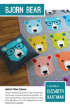 Bjorn Bear Quilt Pattern by Elizabeth Hartman | EH028 | All piecing, no applique