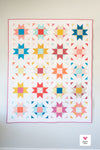 Compass Star Quilt Pattern by Quilty Love (QL 124) - Modern Quilting Pattern - 5 Size Options!