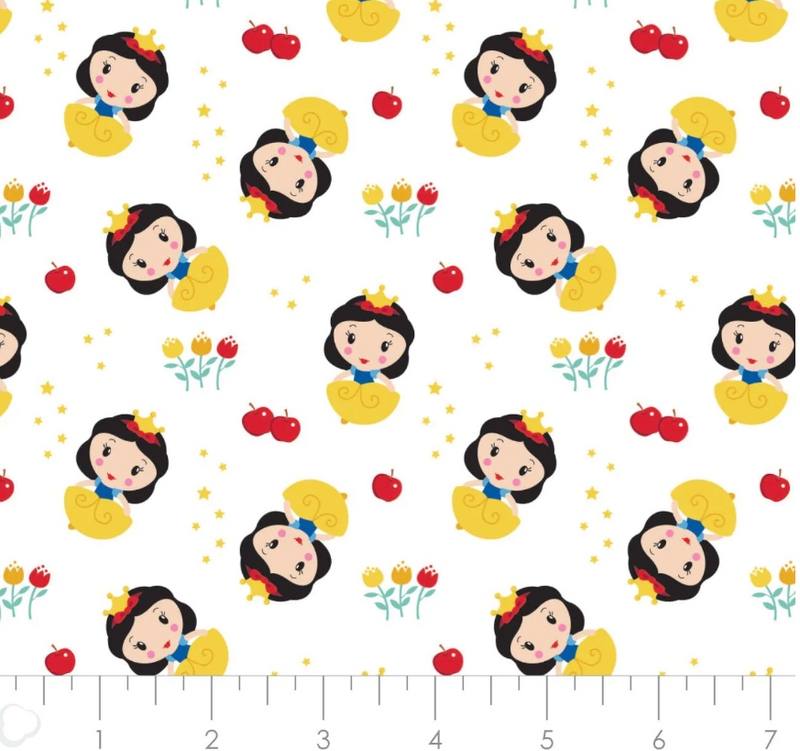 SALE! 5 Yard Backing Disney Princess Snow White by Camelot - Perfect for Quilt Backs!