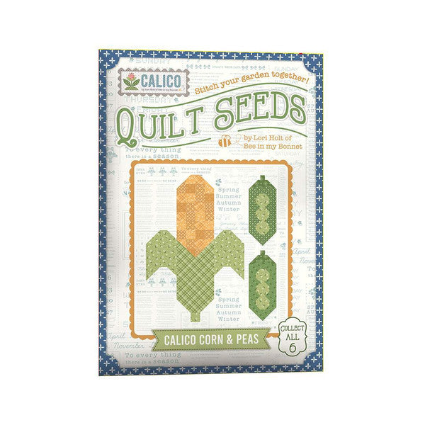 Calico Quilt Seeds Corn and Peas Pattern by Lori Holt for Riley Blake Designs | ST-28249