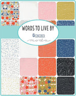 SALE! Words to Live By Jelly Roll by Gingiber for Moda Fabrics | SKU #48320JR
