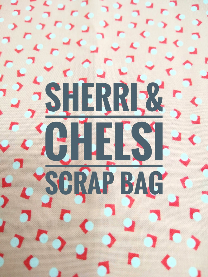 Sherri & Chelsi Fabric Scrap Bag - Two Size Options