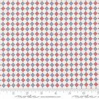 Sale! Graze Vanilla Blue Ribbon Yardage by Sweetwater for Moda Fabrics | 55608 11 | REMNANT FAT QUARTER