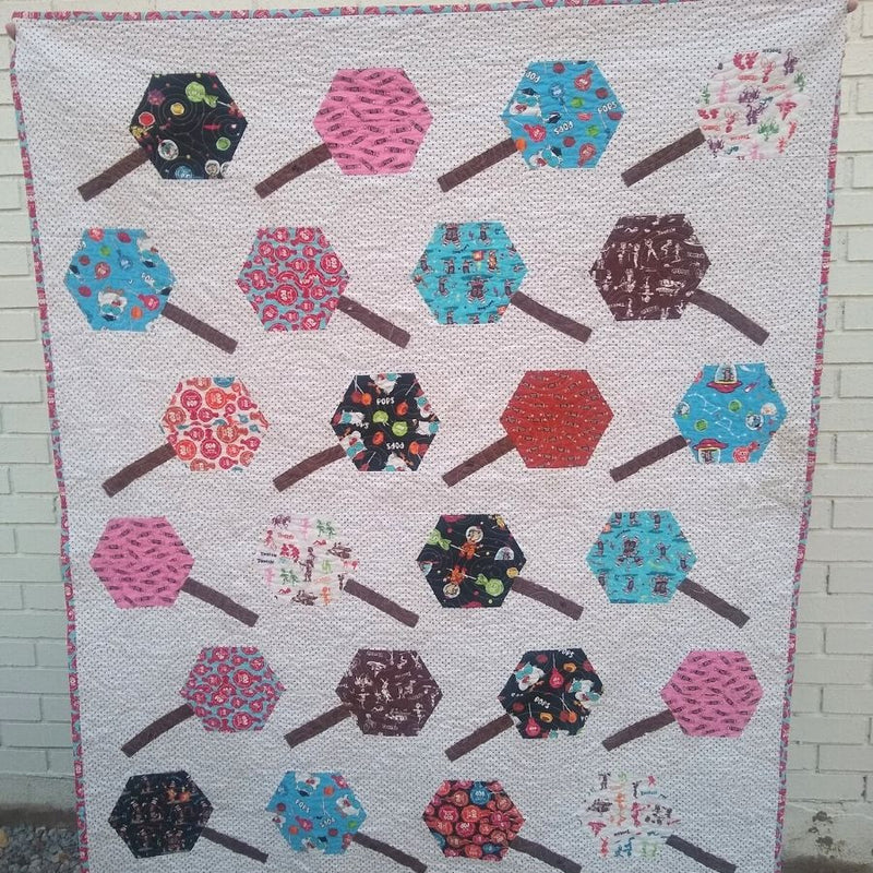 I'm a Sucker For You Finished Quilt - 46" x 55"