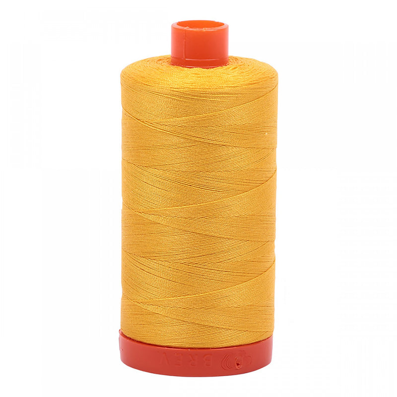 Aurifil A1050-2135 Yellow 50wt Large Spool Cotton Thread