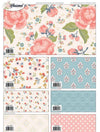 Charmed Coral Fan Yardage by Cyndi Walker (C9344 CORAL) for Riley Blake Designs - Stitches n Giggles