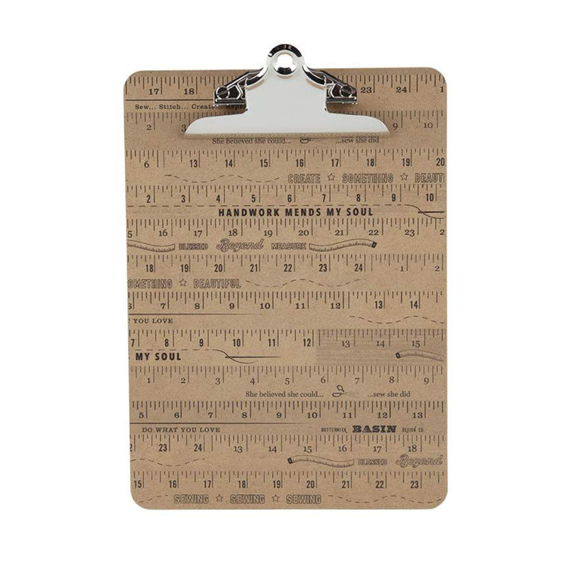Stacy West Large Wood Ruler Clipboard