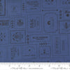 Sale! Graze Navy Farm Fresh Yardage by Sweetwater for Moda Fabrics | 55600 22 | Remnant Fat Quarter