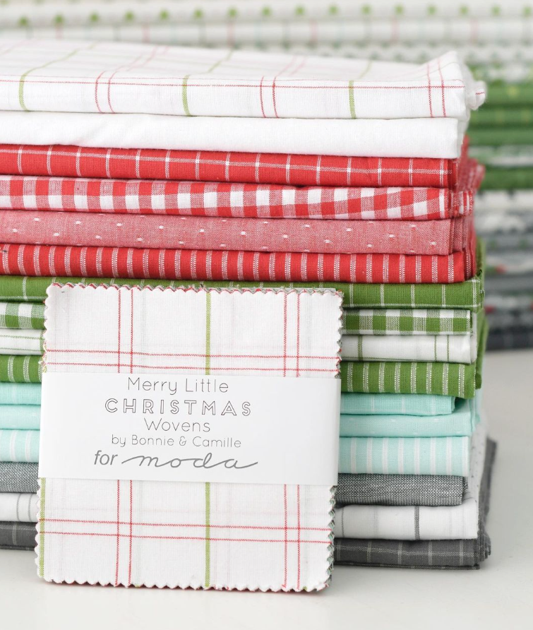 Sale! Merry Little Christmas Woven Charm Pack by Bonnie and Camille for Moda Fabrics | SKU #55249PP