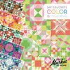 My Favorite Color Is Moda Quilt Kit - Cookie Tin Colorway