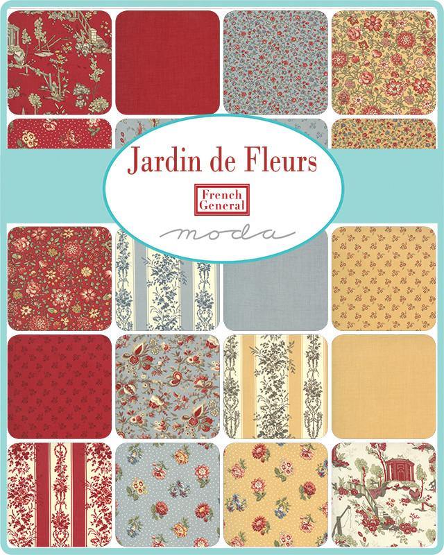 Jardin De Fleurs Fat Quarter Bundle by French General (13890AB) - Stitches n Giggles