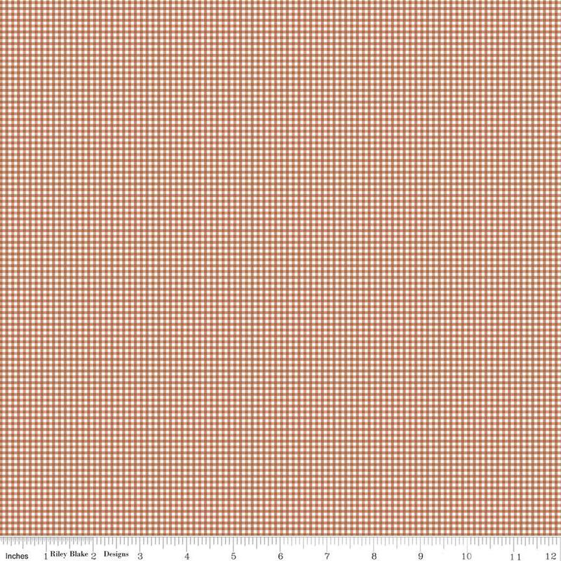 Sale! Bee Ginghams Cinnamon Melanie Yardage by Lori Holt for Riley Blake Designs | C12561-CINNAMON