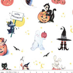 Fright Delight White Main Yardage by Lindsay Wilkes for Riley Blake Designs |C13230 WHITE