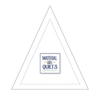 SALE! Triangle Acrylic Template by Material Girl Quilts | 3.5" x 3.5"