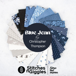 Blue Jean Denim Bird Yardage by Christopher Thompson for Riley Blake Designs | SKU #C12724-DENIM