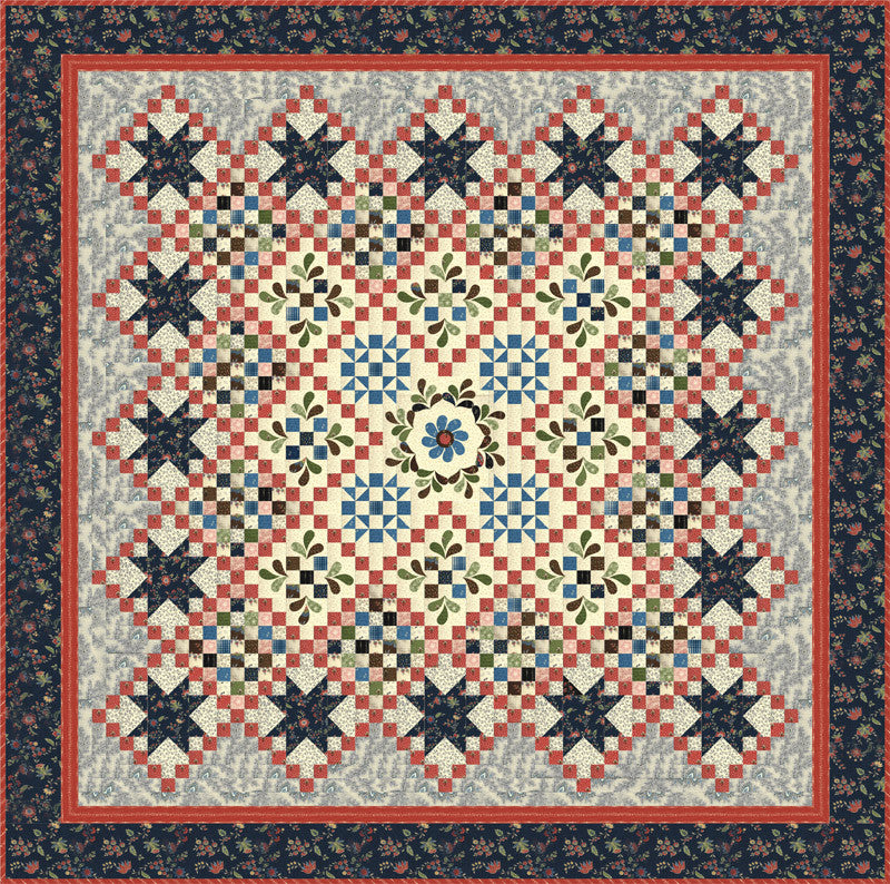 Round About Quilt Kit featuring Elinore's Endeavor by Betsy Chutchian