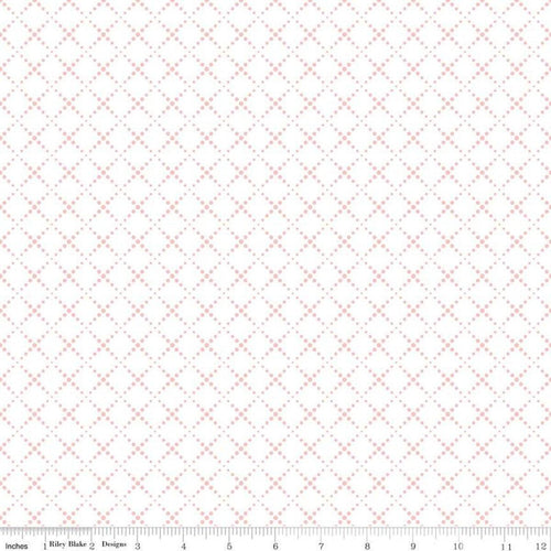 Pure Delight White Dots Yardage (C10095 WHITE) - Stitches n Giggles