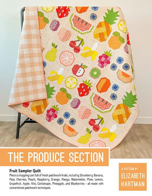 The Produce Section Sampler Quilt Pattern by Elizabeth Hartman | EH 070 | Sampler Quilt Pattern
