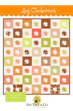 Leaf Checkerboard Quilt Pattern by Fig Tree and Co | FT 1854| Fat Eighth Friendly!