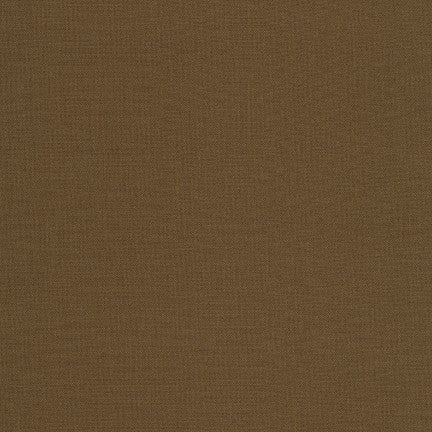 Kona Cotton Cappuccino Yardage by Robert Kaufman (K001-406) | High Quality Quilting Weight Cotton | Solid Fabric