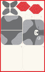 Doggie Bed Toy and Scarf Cut, Sew, Create Panel by Stacy Iest Hsu - Perfect Sewing Projects for Beginners and Children!