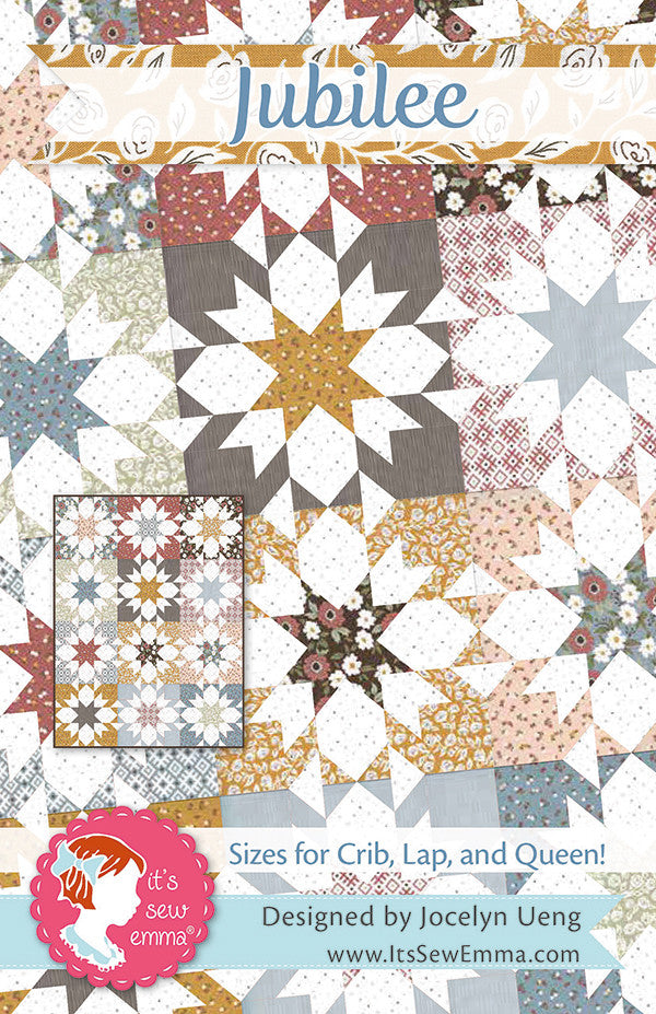 Jubilee Quilt Pattern by It's Sew Emma