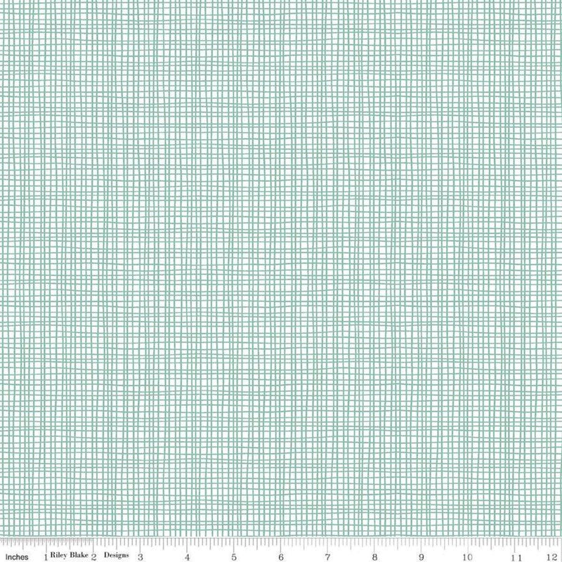 Sleep Tight Mint Weave Yardage | SKU #C10265-MINT - Stitches n Giggles