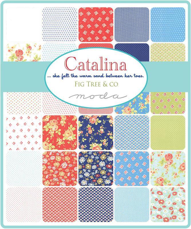 Catalina Grass Cherries by Fig Tree & Co. for Moda (20373 16) - Cut Options Available - Stitches n Giggles