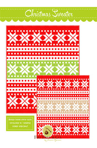 Christmas Sweater Quilt Pattern by Fig Tree | SKU #FT 1827