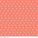 Golden Days Coral Deer by Fancy Pants Design for Riley Blake Designs (C8603-CORAL) - Cut Options Available
