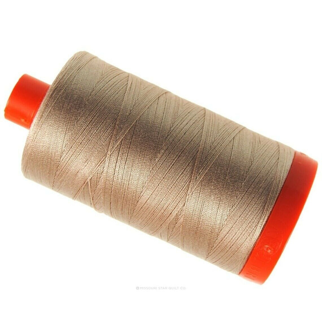 Black Aurifil Cotton Thread Large Spool MK50 2692, 1422 Yards